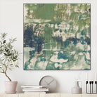Obscured Horizon I by Jennifer Goldberger on GIANT ART - green abstract