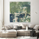 Obscured Horizon II by Jennifer Goldberger on GIANT ART - green abstract