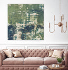 Obscured Horizon II by Jennifer Goldberger on GIANT ART - green abstract