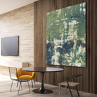 Obscured Horizon II by Jennifer Goldberger on GIANT ART - green abstract