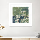 Obscured Horizon II by Jennifer Goldberger on GIANT ART - green abstract