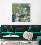 Obscured Horizon II by Jennifer Goldberger on GIANT ART - green abstract