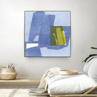 Istanbul #9 by Rob Delamater on GIANT ART - blue abstract