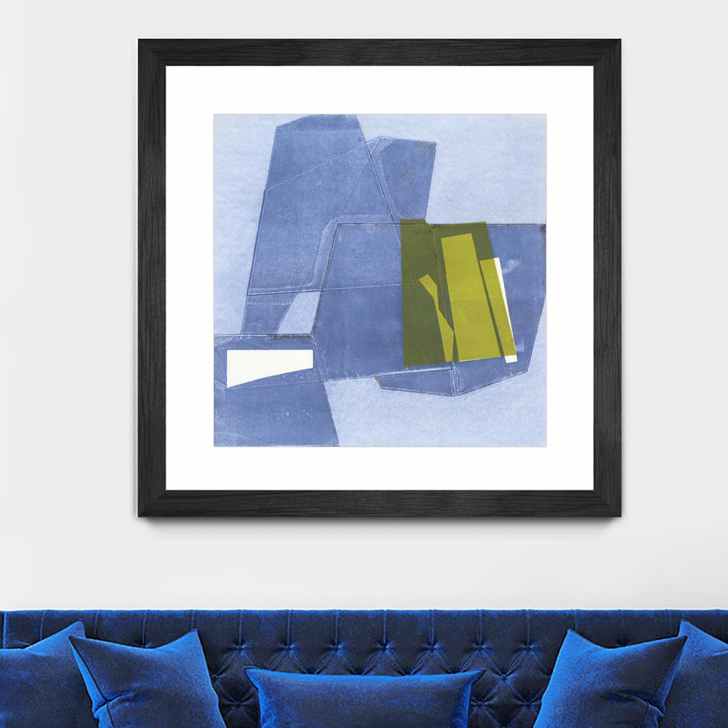 Istanbul #9 by Rob Delamater on GIANT ART - blue abstract