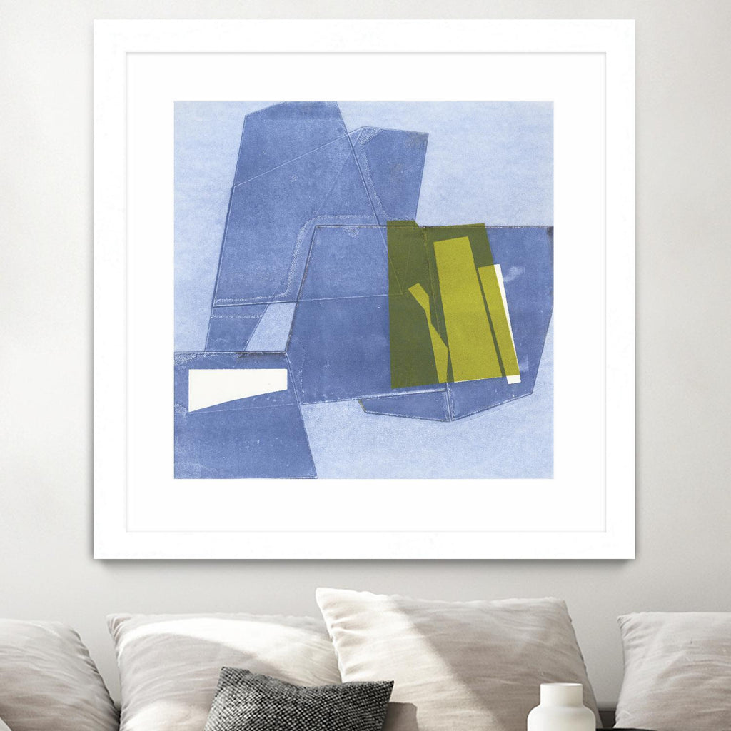 Istanbul #9 by Rob Delamater on GIANT ART - blue abstract