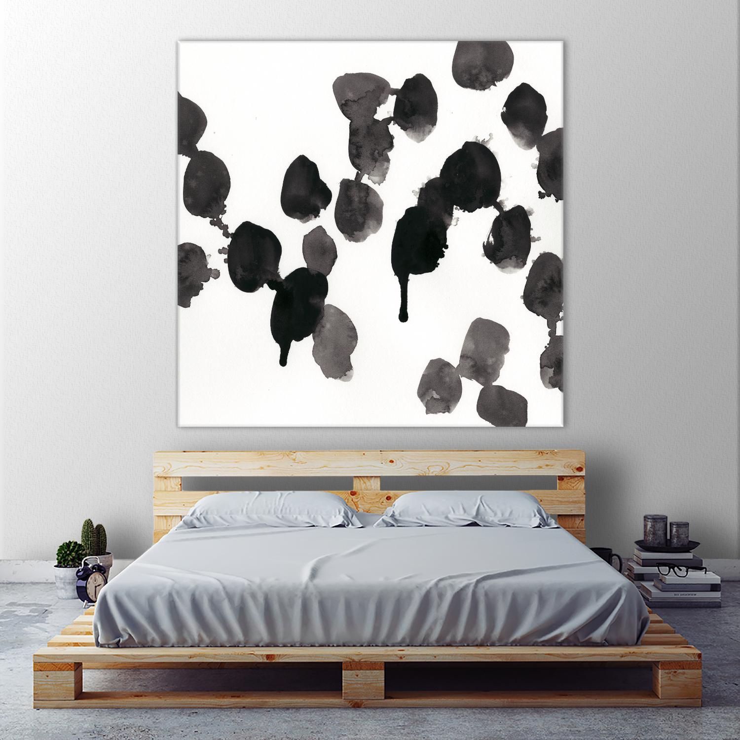 Monochrome Gestures VII by June Erica Vess on GIANT ART - black abstract