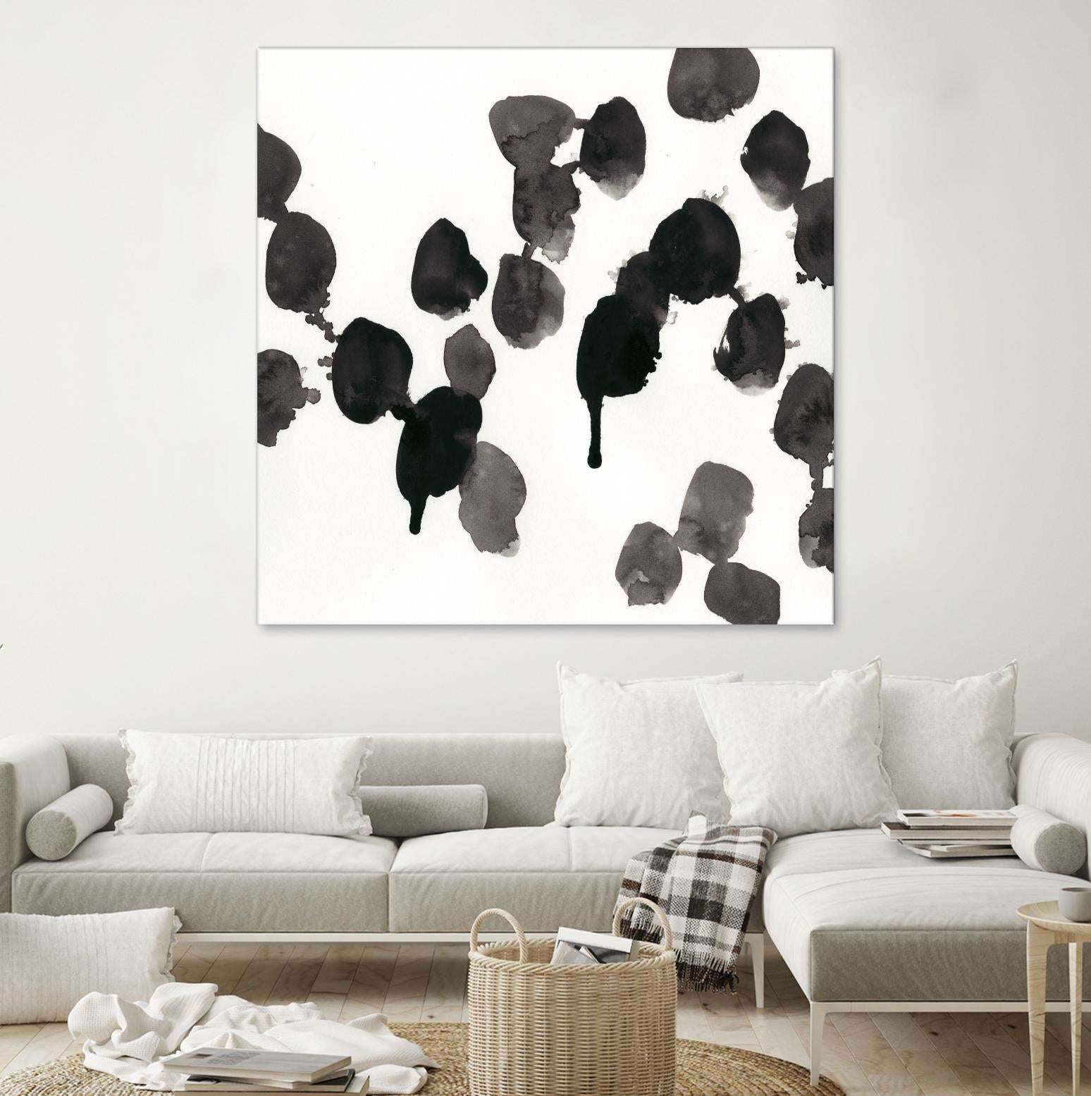 Monochrome Gestures VII by June Erica Vess on GIANT ART - black abstract