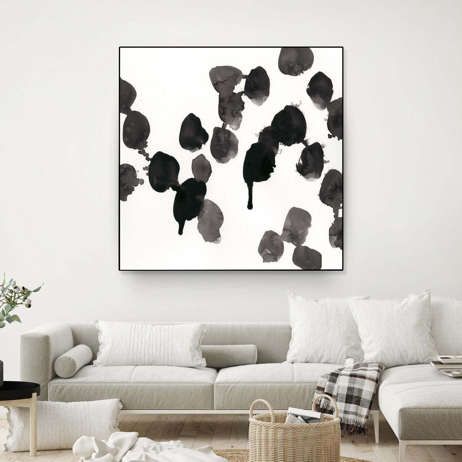 Monochrome Gestures VII by June Erica Vess on GIANT ART - black abstract