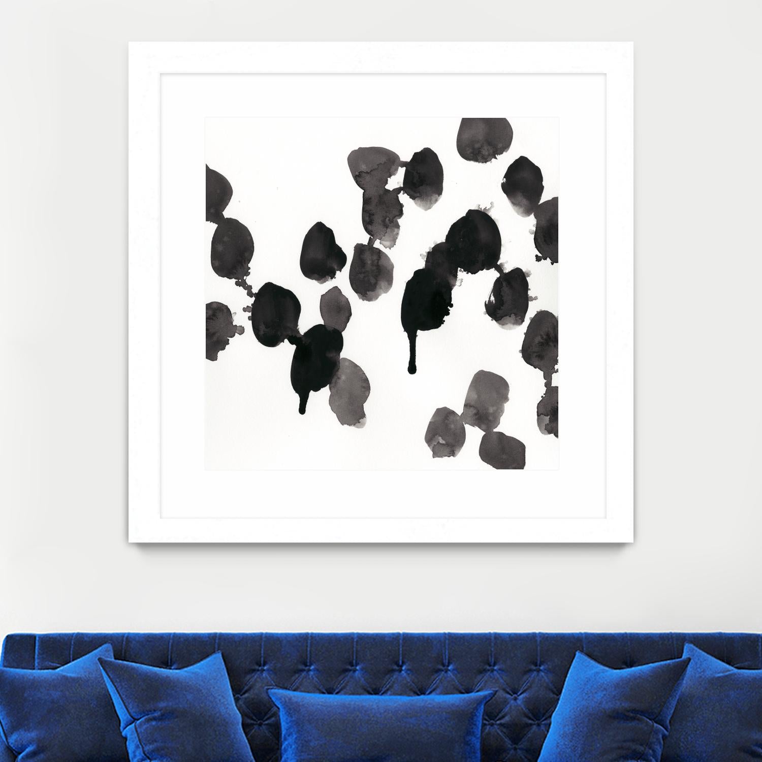 Monochrome Gestures VII by June Erica Vess on GIANT ART - black abstract