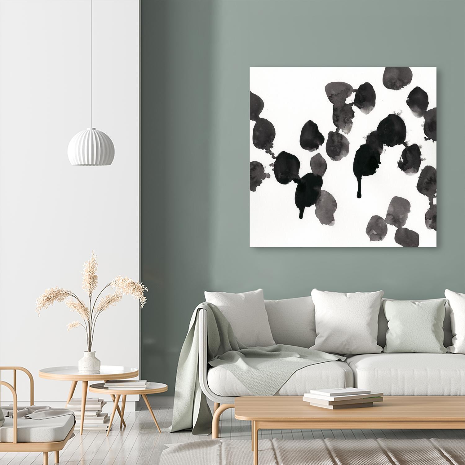 Monochrome Gestures VII by June Erica Vess on GIANT ART - black abstract