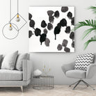 Monochrome Gestures VII by June Erica Vess on GIANT ART - black abstract