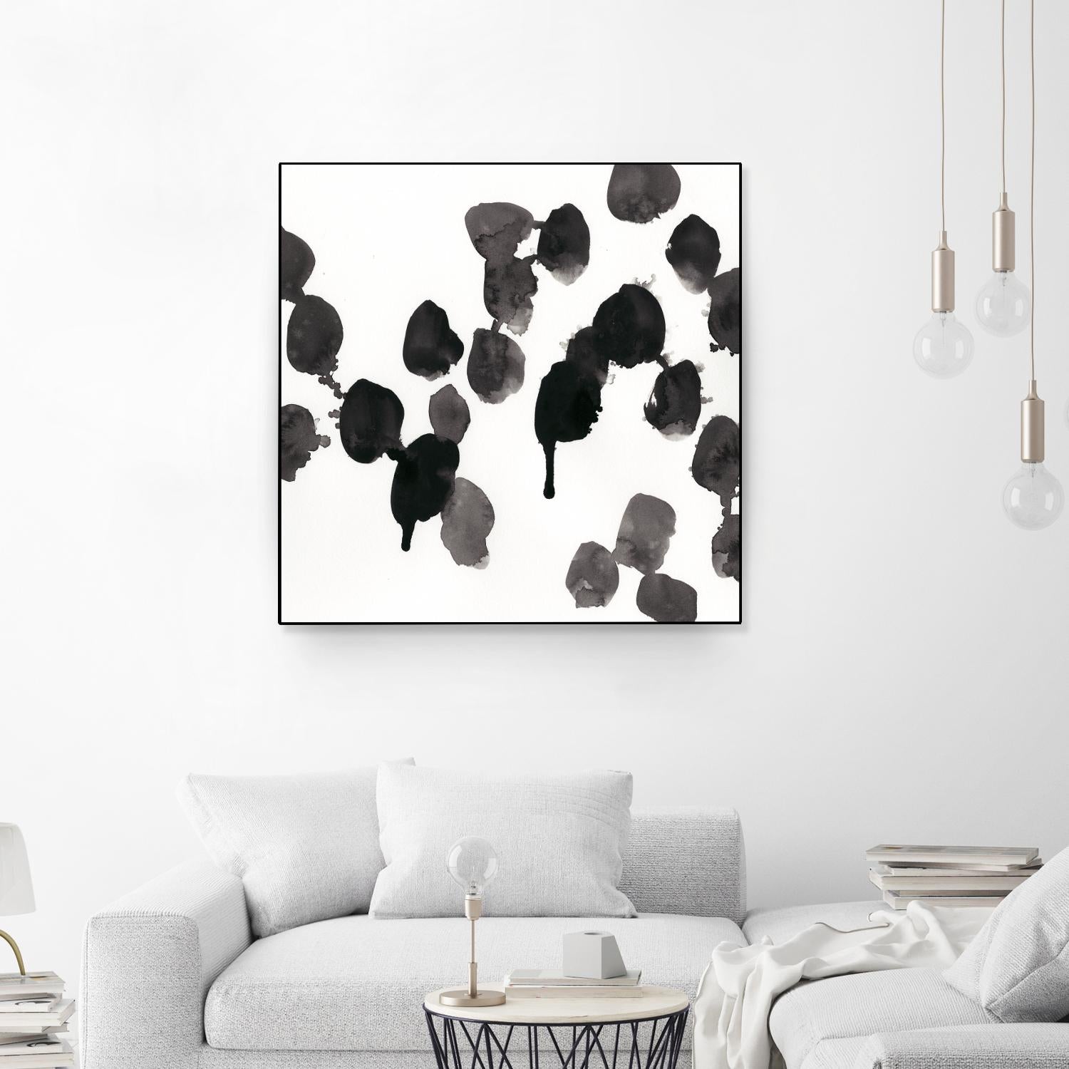 Monochrome Gestures VII by June Erica Vess on GIANT ART - black abstract