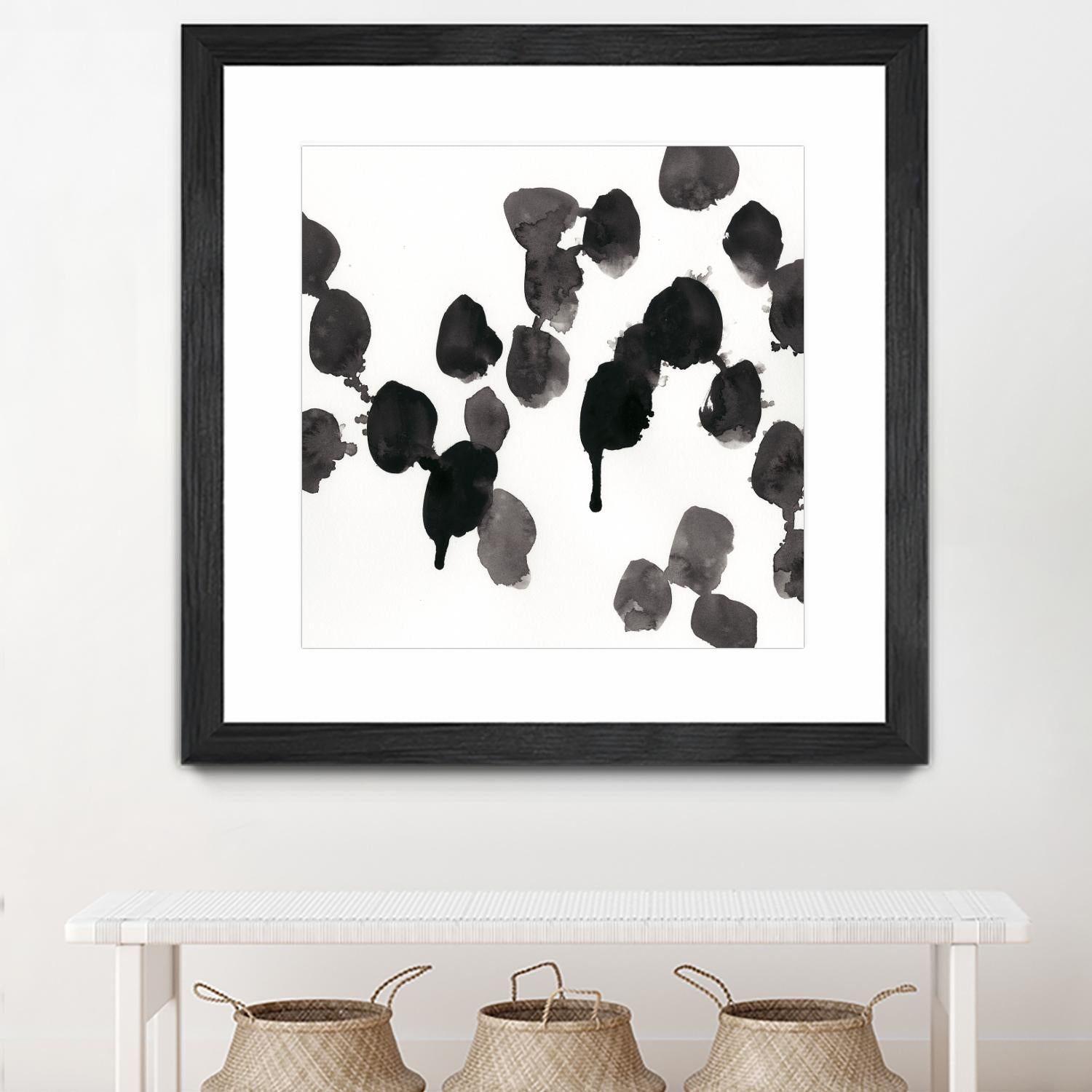 Monochrome Gestures VII by June Erica Vess on GIANT ART - black abstract