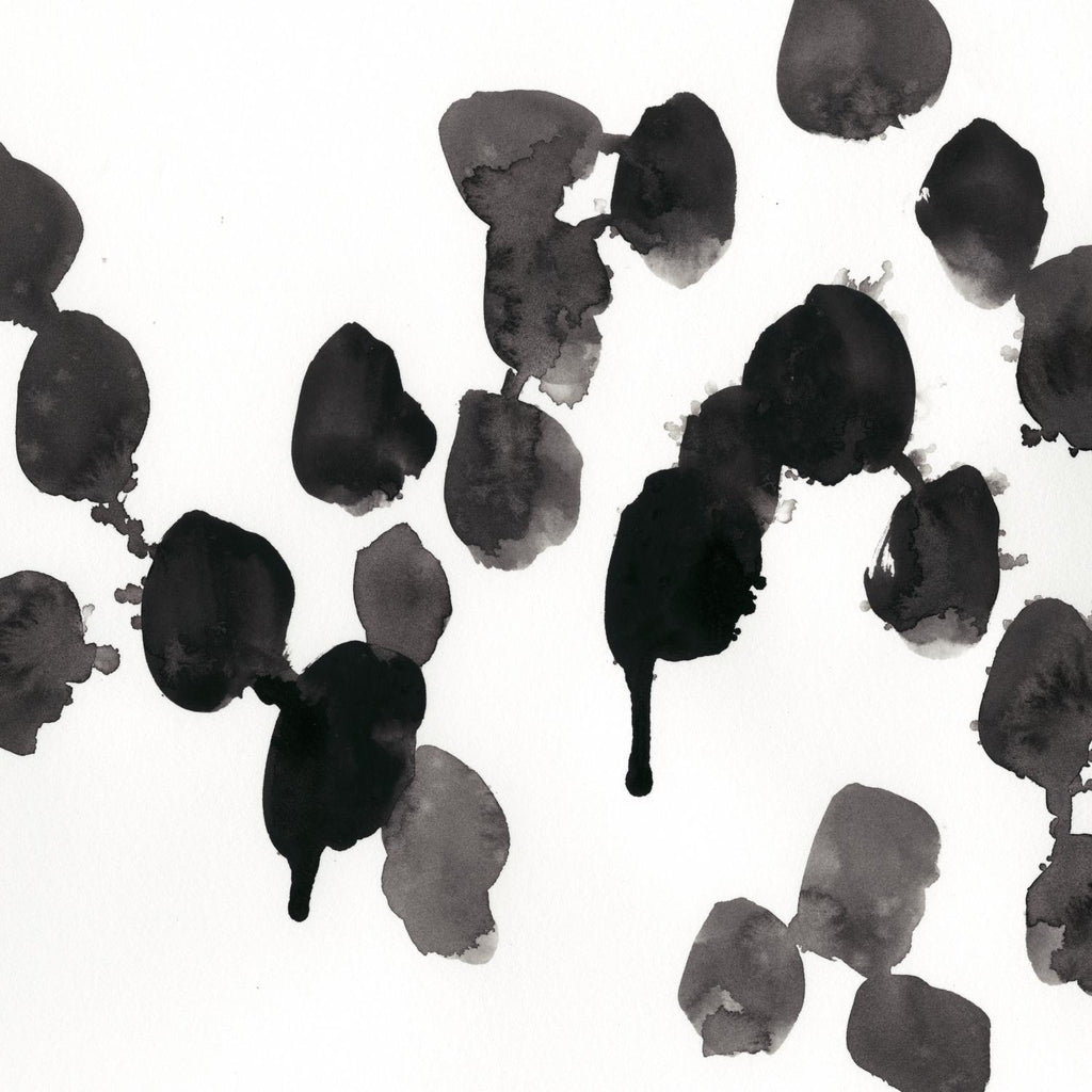 Monochrome Gestures VII de June Erica Vess sur GIANT ART - abstrait noir