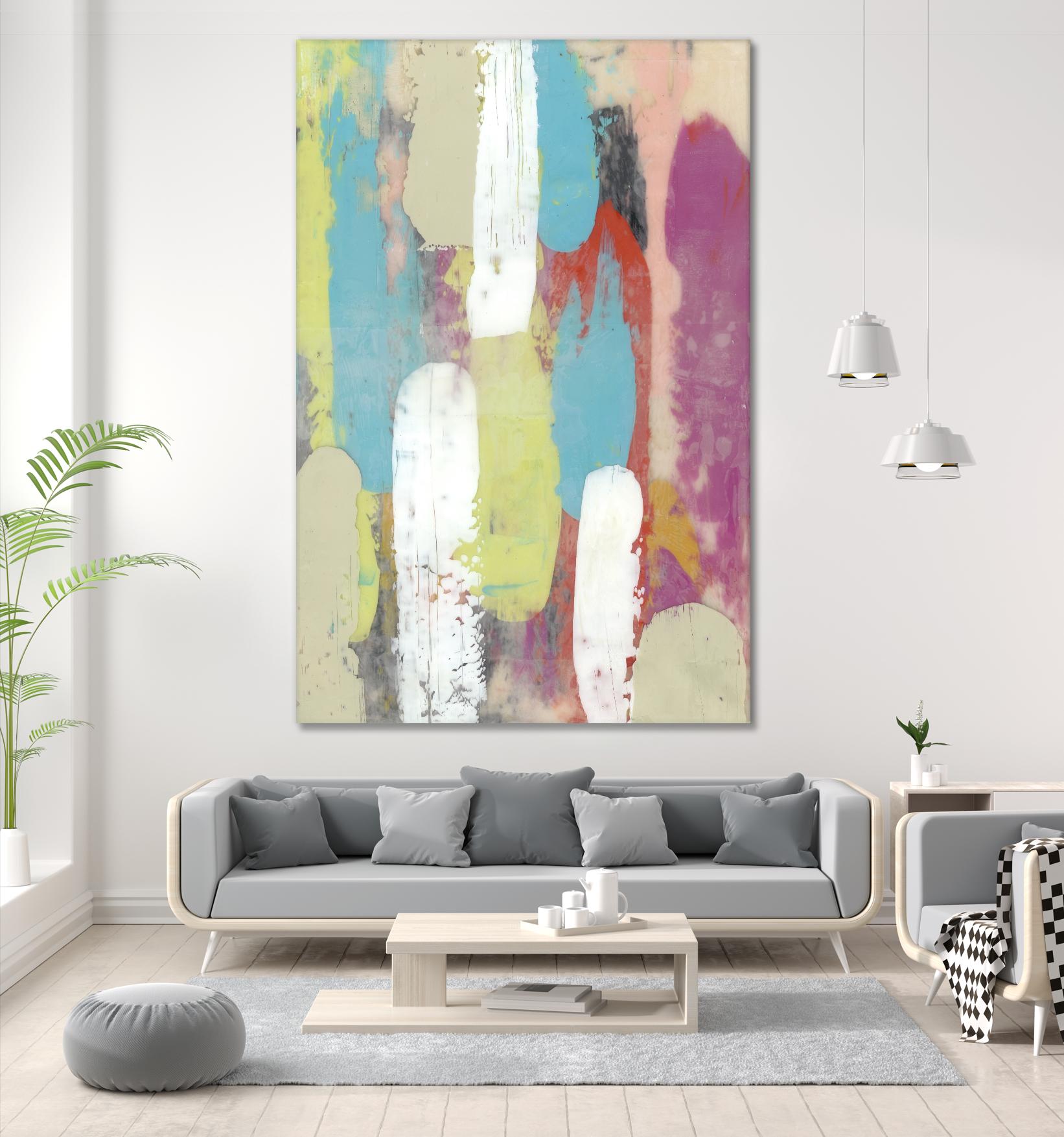 Swatch Layers I by Jennifer Goldberger on GIANT ART - abstract