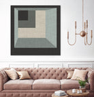 Geometric Perspective I by June Erica Vess on GIANT ART - green abstract