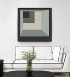 Geometric Perspective I by June Erica Vess on GIANT ART - green abstract