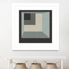 Geometric Perspective I by June Erica Vess on GIANT ART - green abstract