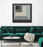 Geometric Perspective I by June Erica Vess on GIANT ART - green abstract