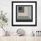 Geometric Perspective I by June Erica Vess on GIANT ART - green abstract