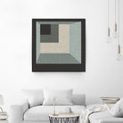 Geometric Perspective I by June Erica Vess on GIANT ART - green abstract