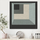 Geometric Perspective I by June Erica Vess on GIANT ART - green abstract