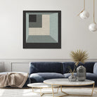 Geometric Perspective I by June Erica Vess on GIANT ART - green abstract