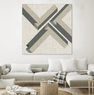 Geometric Perspective IV by June Erica Vess on GIANT ART - green abstract