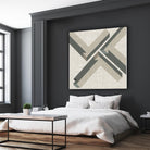 Geometric Perspective IV by June Erica Vess on GIANT ART - green abstract