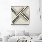 Geometric Perspective IV by June Erica Vess on GIANT ART - green abstract