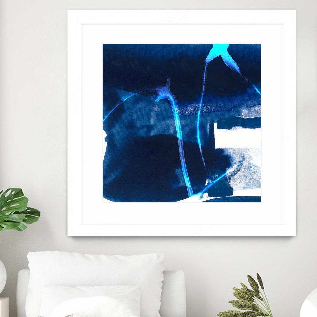 Tidal Atmosphere I de Sisa Jasper sur GIANT ART - bleu abstrait