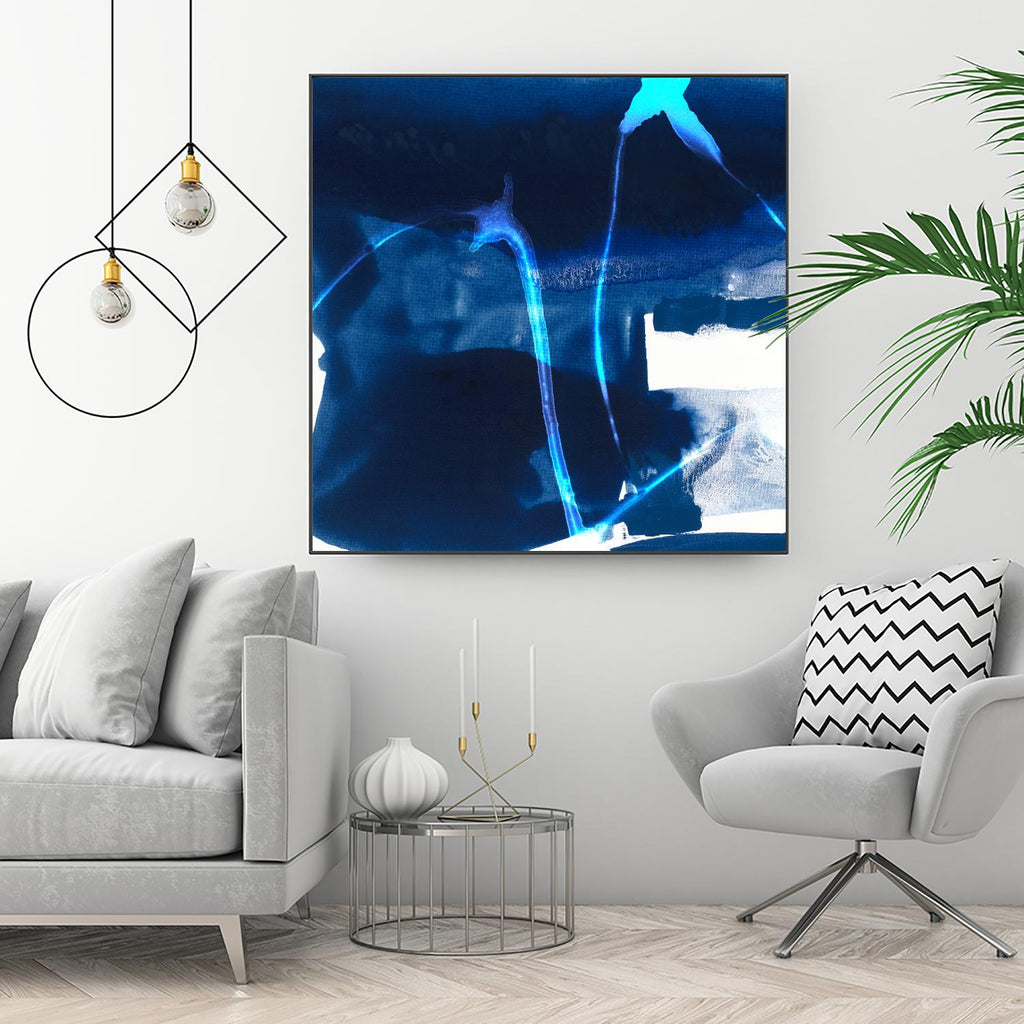 Tidal Atmosphere I de Sisa Jasper sur GIANT ART - bleu abstrait