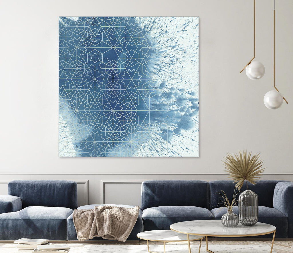 Crystalline II by Chariklia Zarris on GIANT ART - blue abstract
