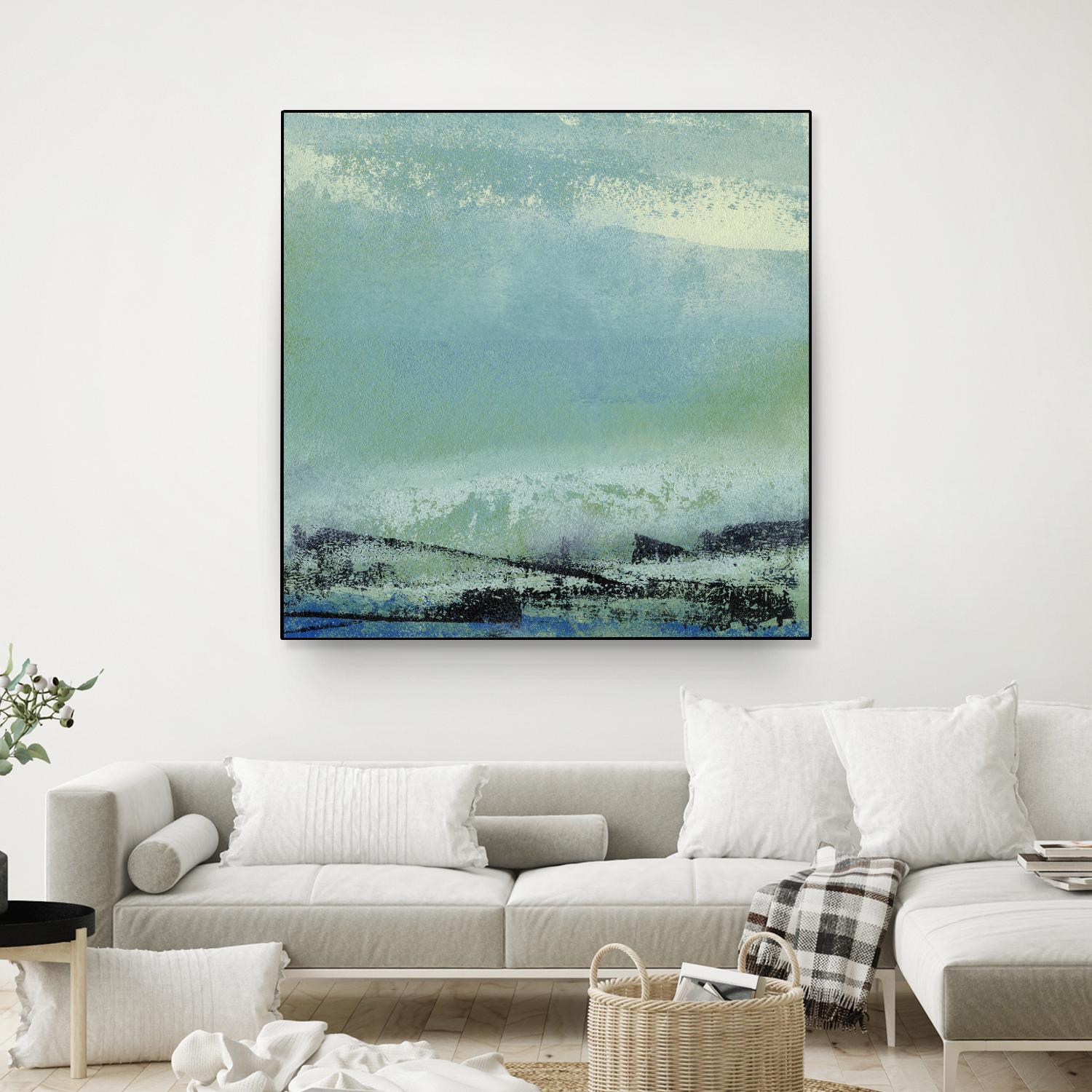 Origin Abstract V by Sharon Gordon on GIANT ART - green abstract