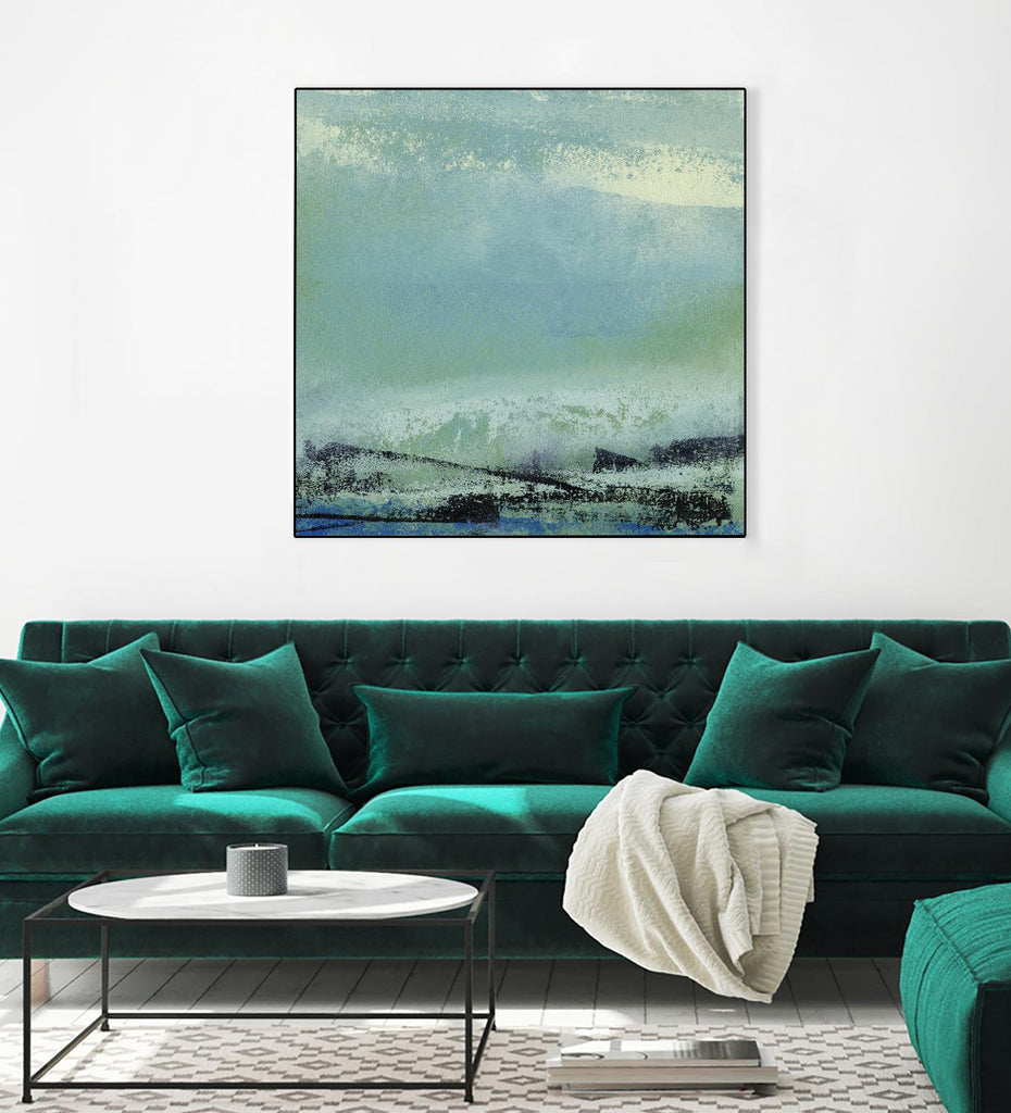 Origin Abstract V by Sharon Gordon on GIANT ART - green abstract