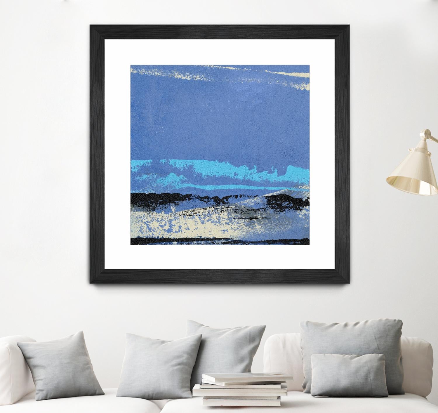 Origin Abstract VIII by Sharon Gordon on GIANT ART - blue abstract