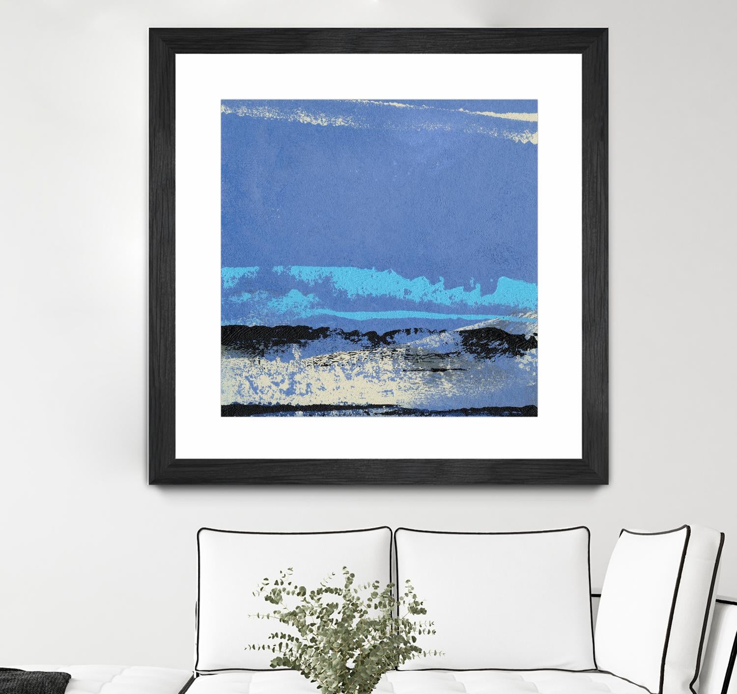 Origin Abstract VIII by Sharon Gordon on GIANT ART - blue abstract