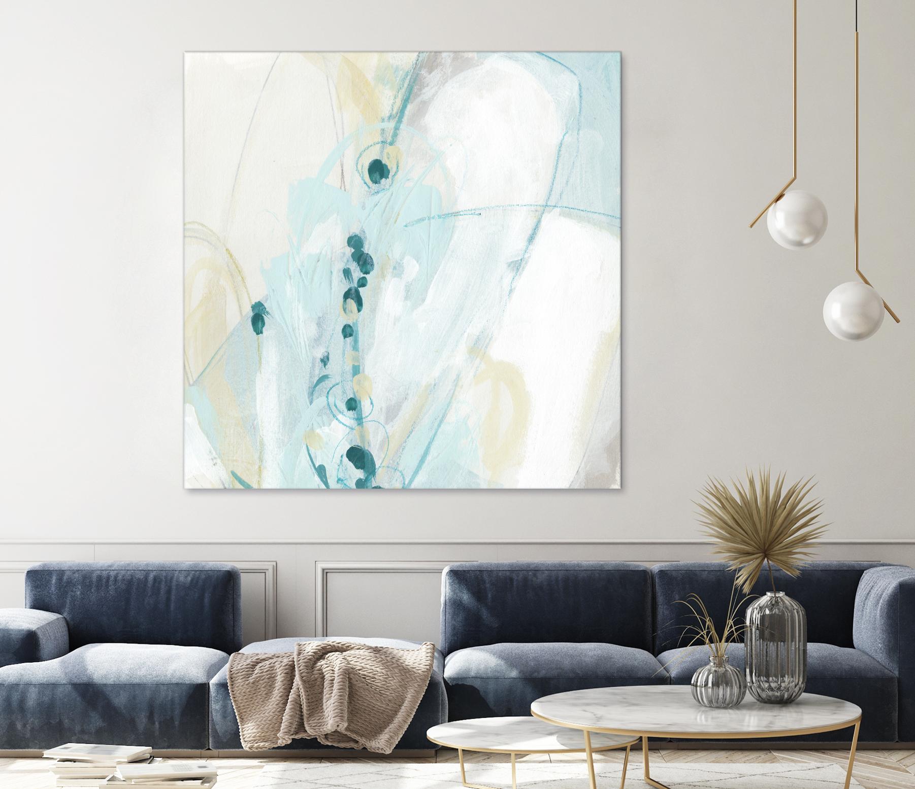 Sea Story IV by June Erica Vess on GIANT ART - blue abstract