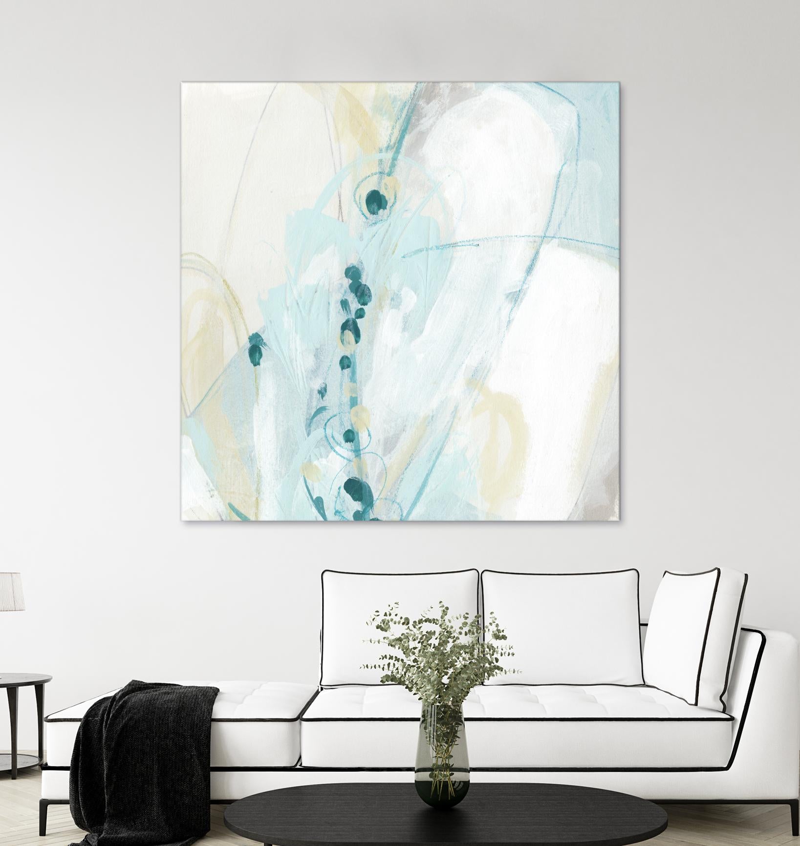 Sea Story IV by June Erica Vess on GIANT ART - blue abstract