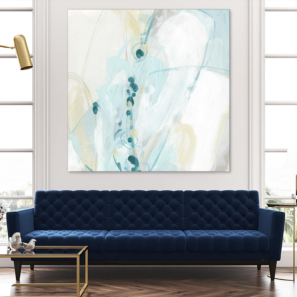 Sea Story IV by June Erica Vess on GIANT ART - blue abstract