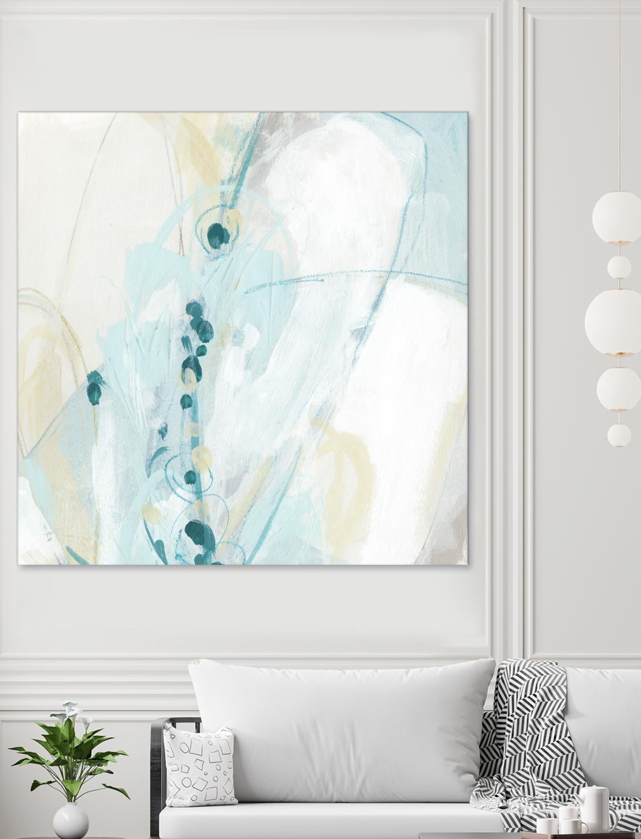 Sea Story IV by June Erica Vess on GIANT ART - blue abstract