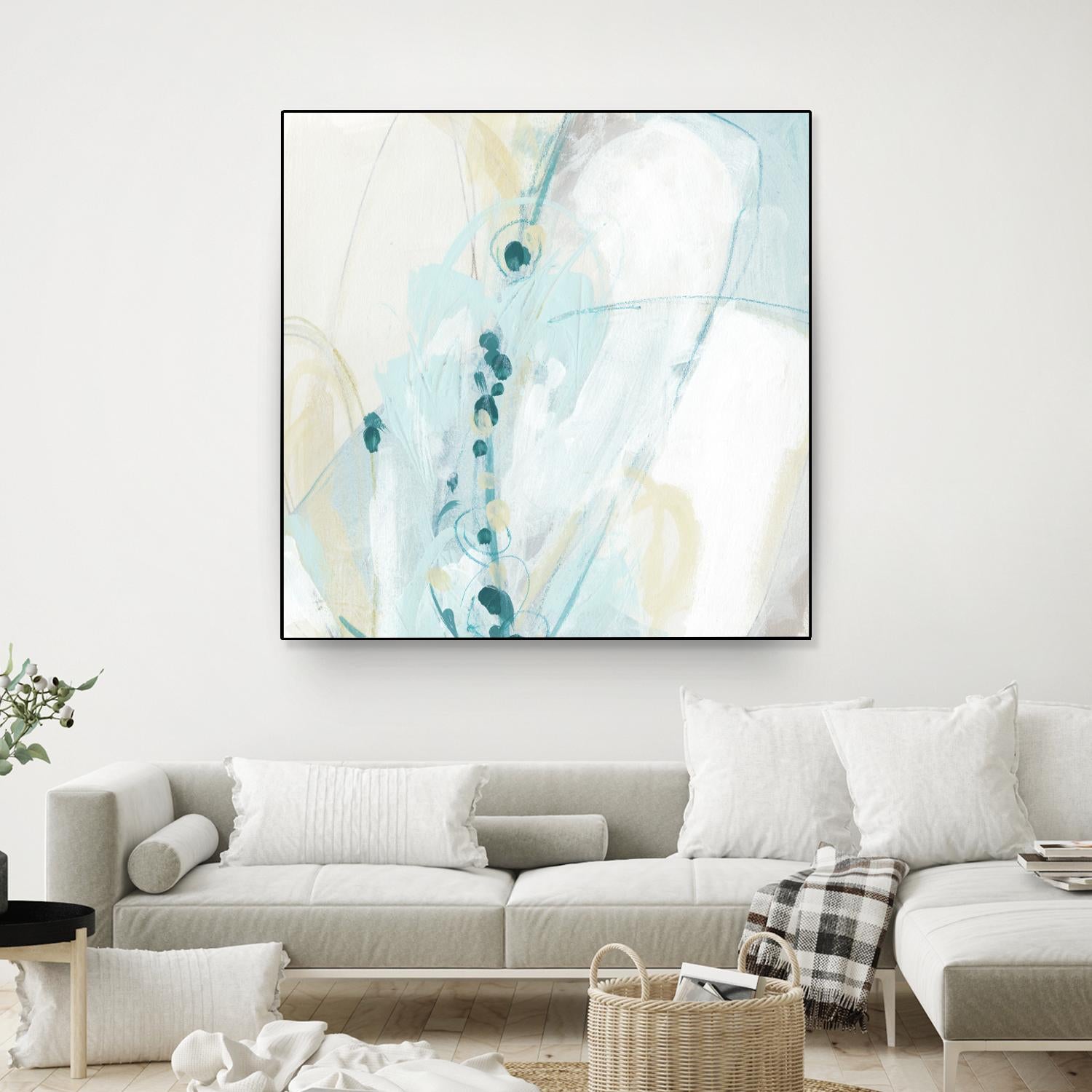 Sea Story IV by June Erica Vess on GIANT ART - blue abstract