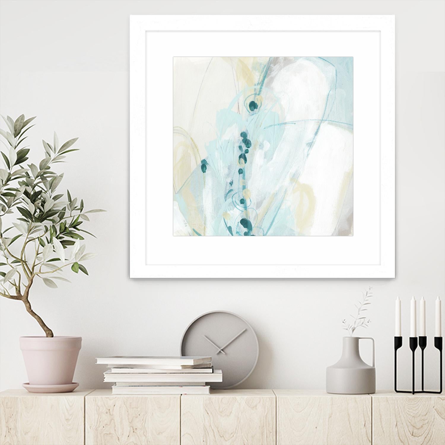 Sea Story IV by June Erica Vess on GIANT ART - blue abstract