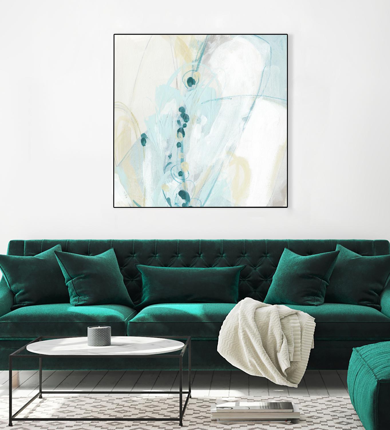 Sea Story IV by June Erica Vess on GIANT ART - blue abstract