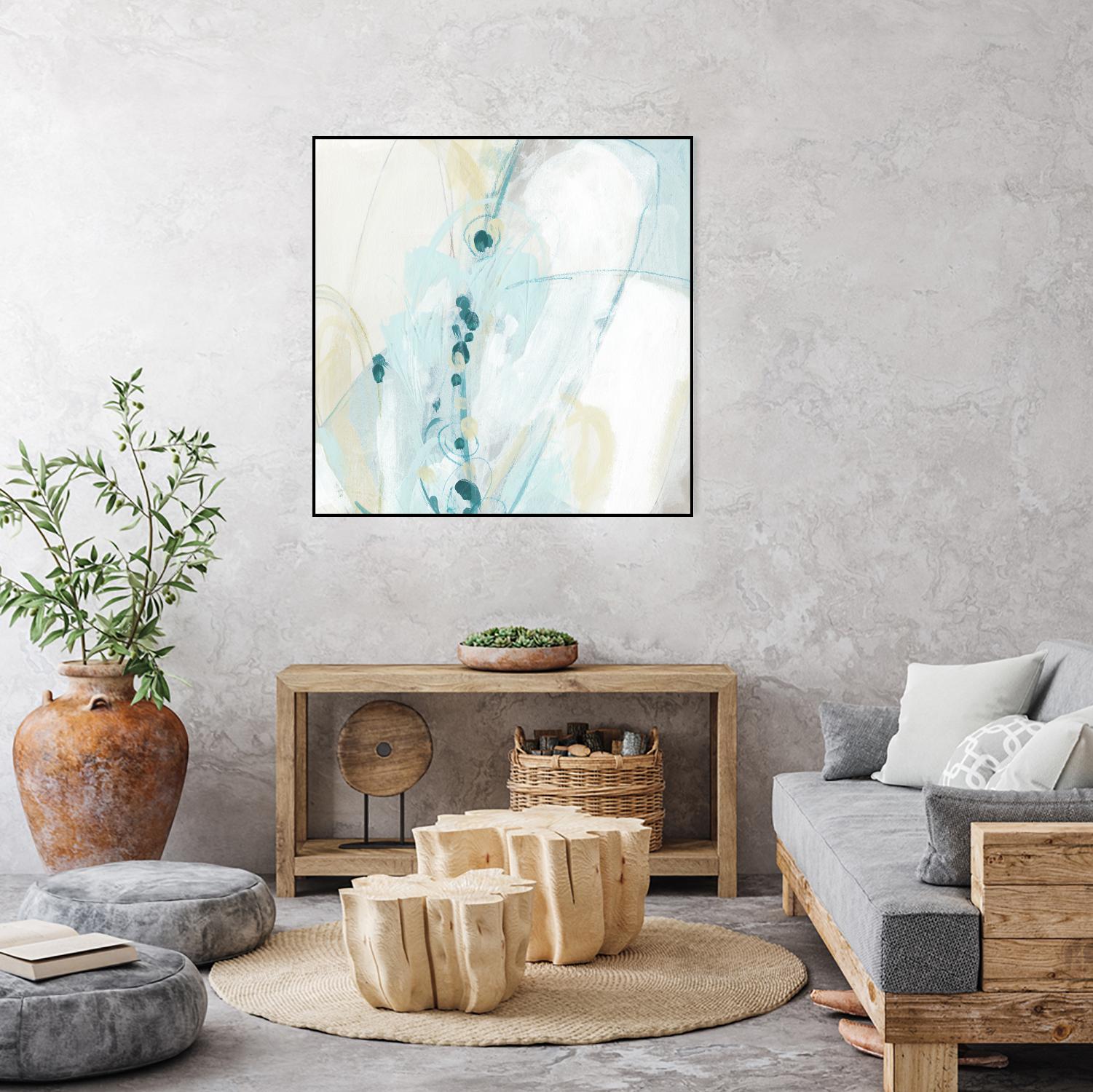 Sea Story IV by June Erica Vess on GIANT ART - blue abstract