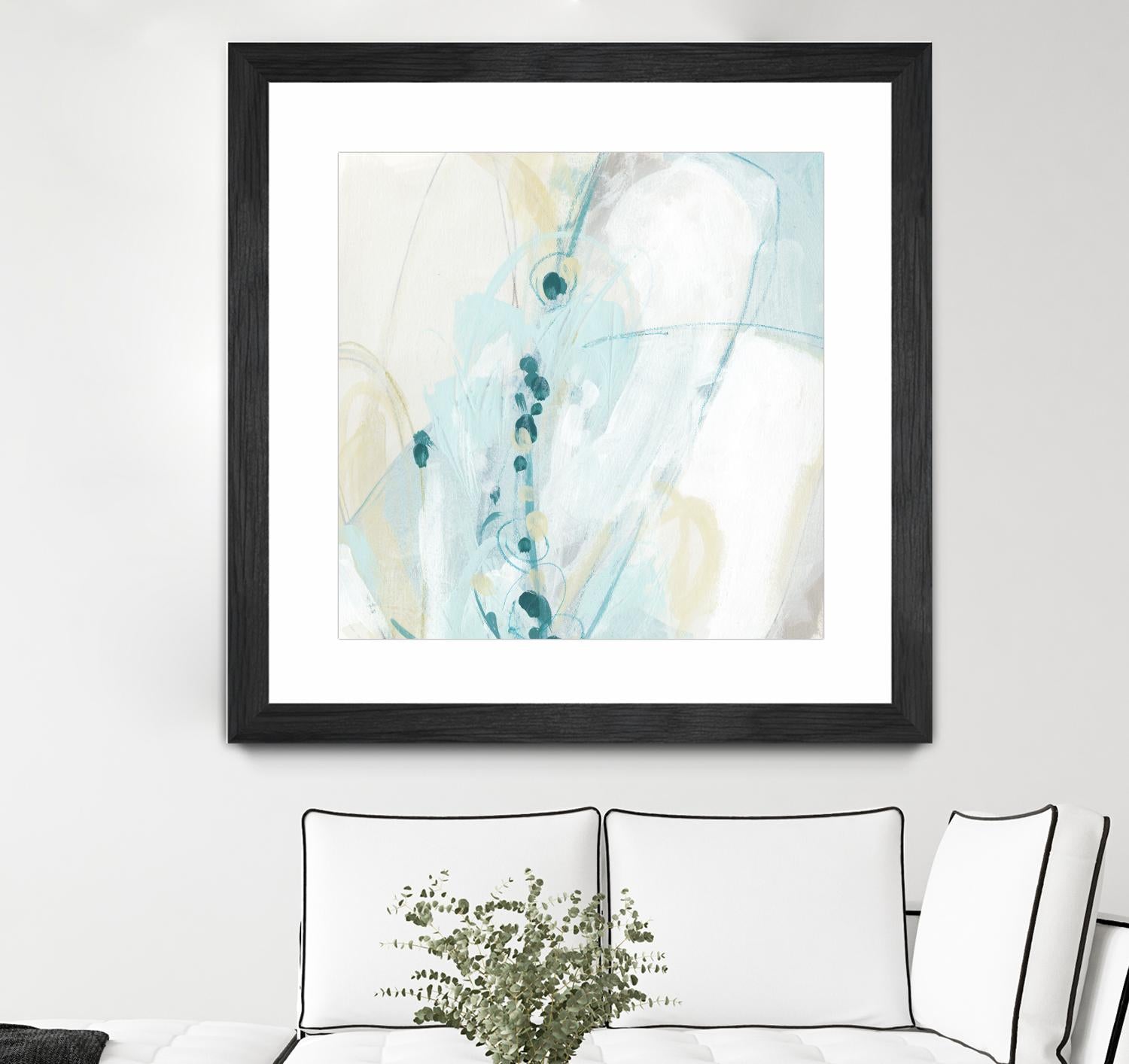 Sea Story IV by June Erica Vess on GIANT ART - blue abstract