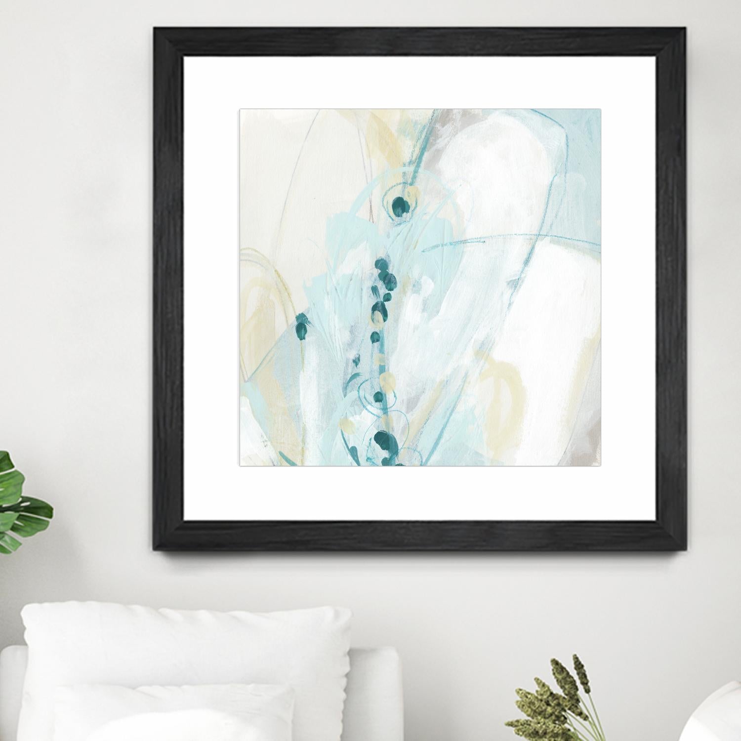 Sea Story IV by June Erica Vess on GIANT ART - blue abstract