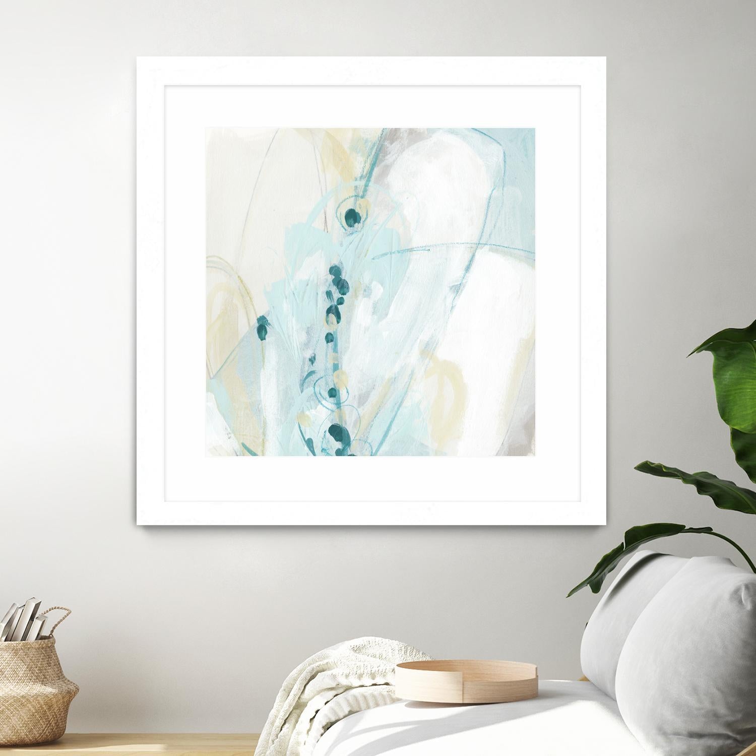 Sea Story IV by June Erica Vess on GIANT ART - blue abstract