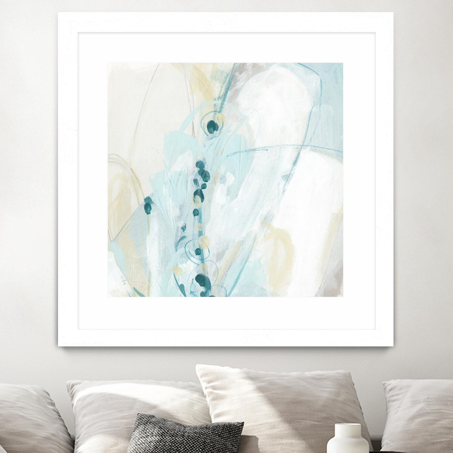 Sea Story IV by June Erica Vess on GIANT ART - blue abstract