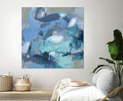 Abstract Blues I by Christina Long on GIANT ART - blue abstract